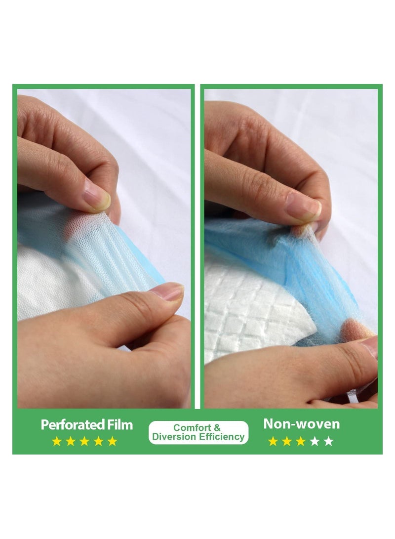 Cherry Medical Supply 100-Pieces Packed In 10 Pouches 60 Cm X 90 Cm Xl Pet Training Pads Puppy Pads Super Absorbent  - Image 2