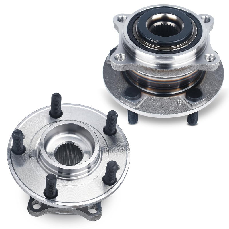 مجموعة محامل العجلات الأمامية Autoround 513374 متوافقة مع هيونداي سوناتا 2015-2019 توكسون 2016-2021 فيلوستر NNexo كيا أوبتيما 2016-2020 سبورتاج كادينزا 5 مسامير