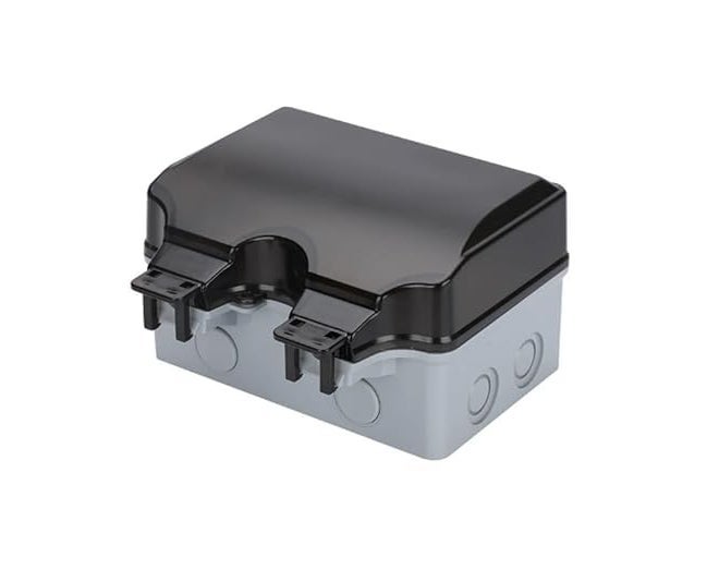 Nidy ® Outdoor Socket IP66 Waterproof Socket. Lockable Cover, for Wet Room and Outdoor Garden, Protective Contact Dustproof Weatherproof - Image 1