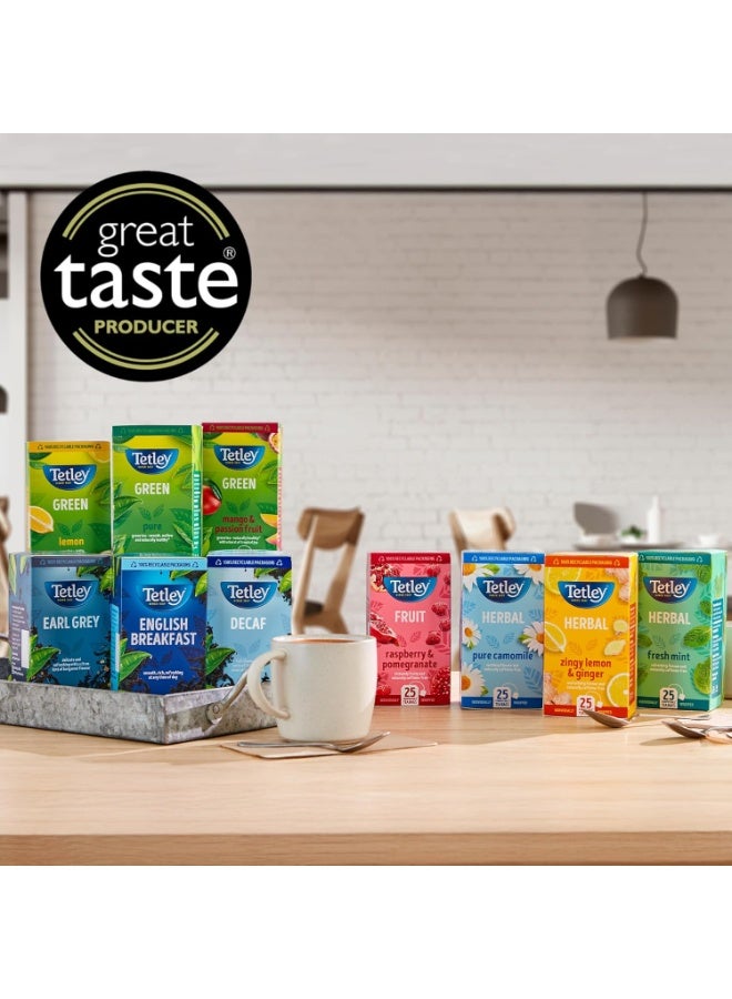 Tetley Tea Raspberry & Pomegranate 25 pcs - Image 4