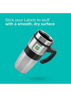 tile Lost And Found Labels | Qr Scannable Labels For Laptops Water Bottles Pet Collars Kids Toys Headphones And More | Android And Ios Devices | Scratch Proof | Adhesive | 25 Labels  - Image 3