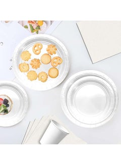 Rahalife Plastic Party Plates – Durable, Disposable Plates for Events, Picnics & Celebrations  - Image 2