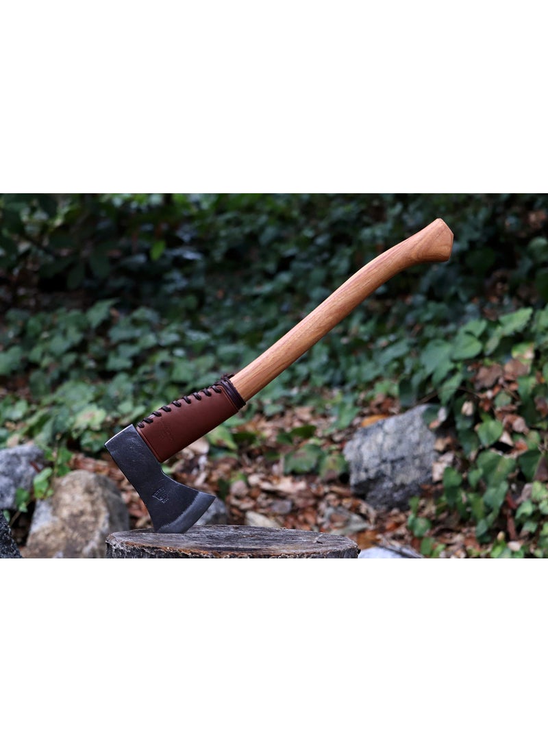 1844 Helko Werk Germany 1844 Helko Werk Germany Leather Axe Handle Collar - Axe Collar, Handle Protector, and Neck Guard for Ax Handles - Fits Most Common Size Axes - Made in USA (Axe Collar Brown) #8635BR  - Image 4