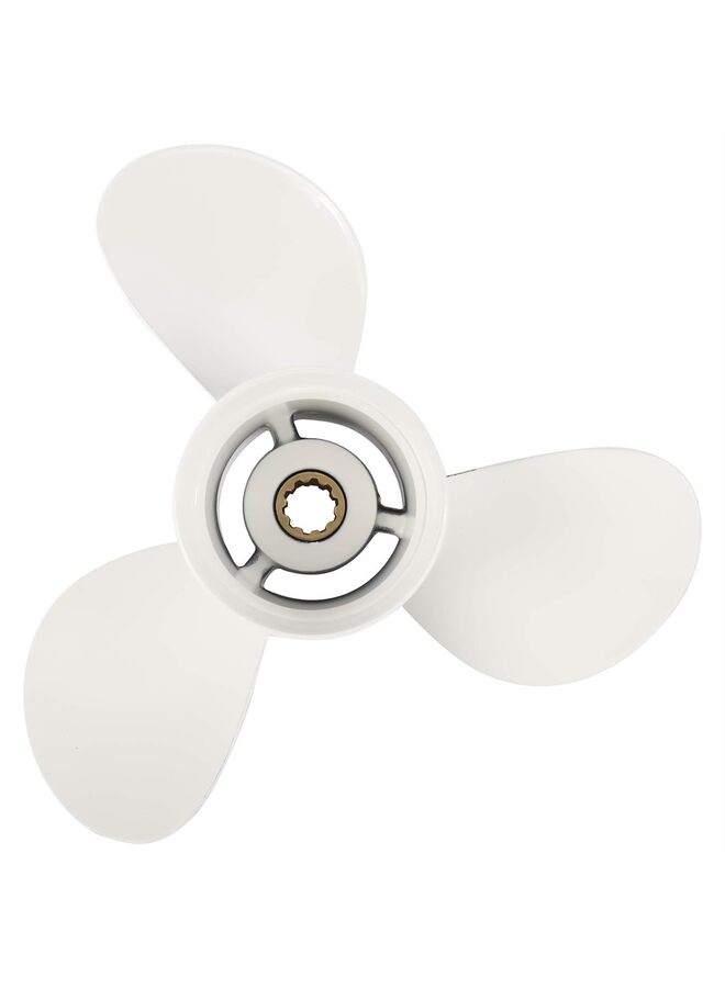 9 7/8X10 1/2-F Aluminum Alloy Propeller for Outboard Motor (Size : 7/8X10) - Image 2