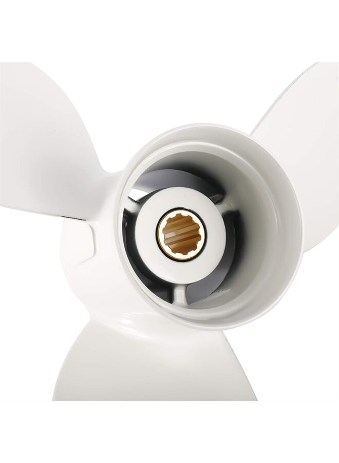 9 7/8X10 1/2-F Aluminum Alloy Propeller for Outboard Motor (Size : 7/8X10) - Image 3