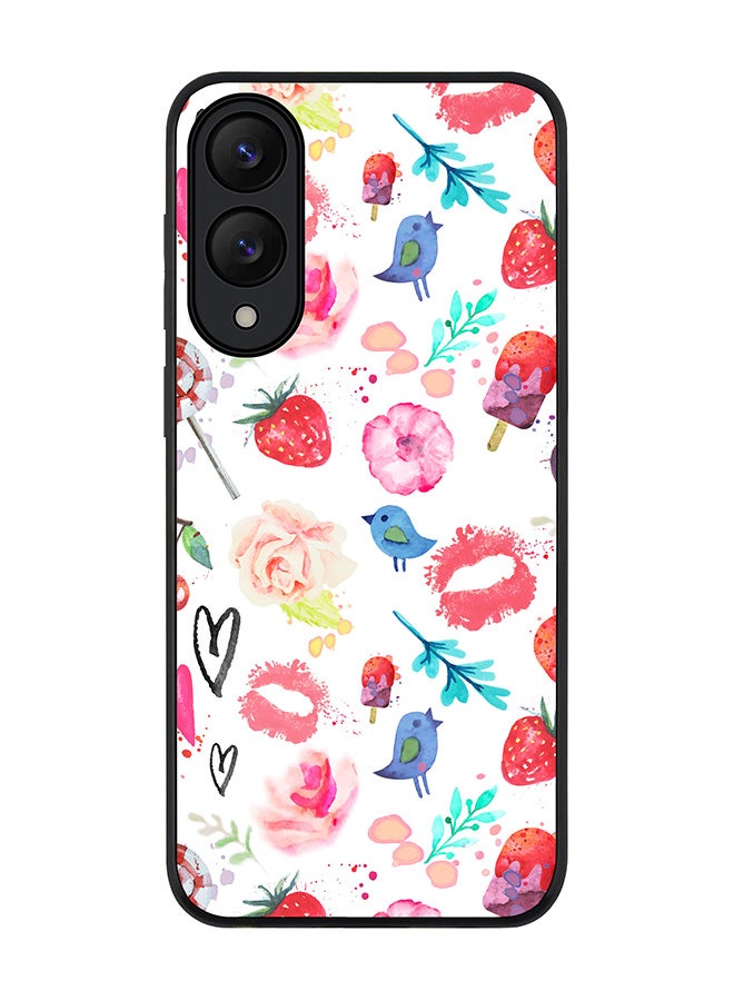 Stylizedd For Samsung Galaxy S25 Edge Case,Slim fit Camera Protection, Shockproof Thin Phone cover  - Summer Fever