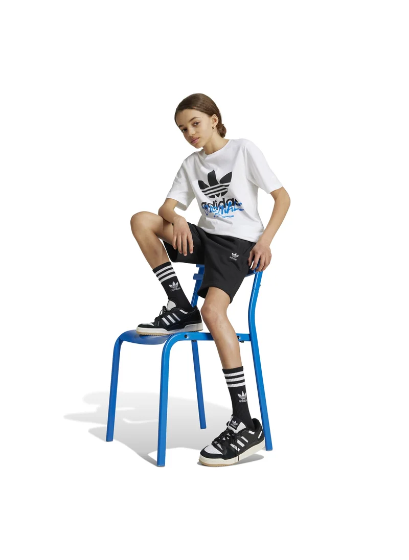 اديداس adidas GRAPHICS TEE White Originals Kids T-SHIRTS