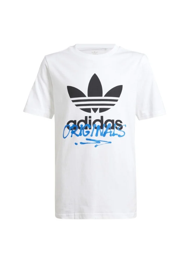 Adidas adidas GRAPHICS TEE White Originals Kids T-SHIRTS