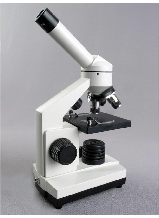 NAKXUS Microscope 40X-1000X Cordless LED Metal Frame Compound Microscope with Top & Bottom Lights - Image 3