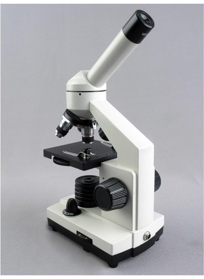 NAKXUS Microscope 40X-1000X Cordless LED Metal Frame Compound Microscope with Top & Bottom Lights - Image 4
