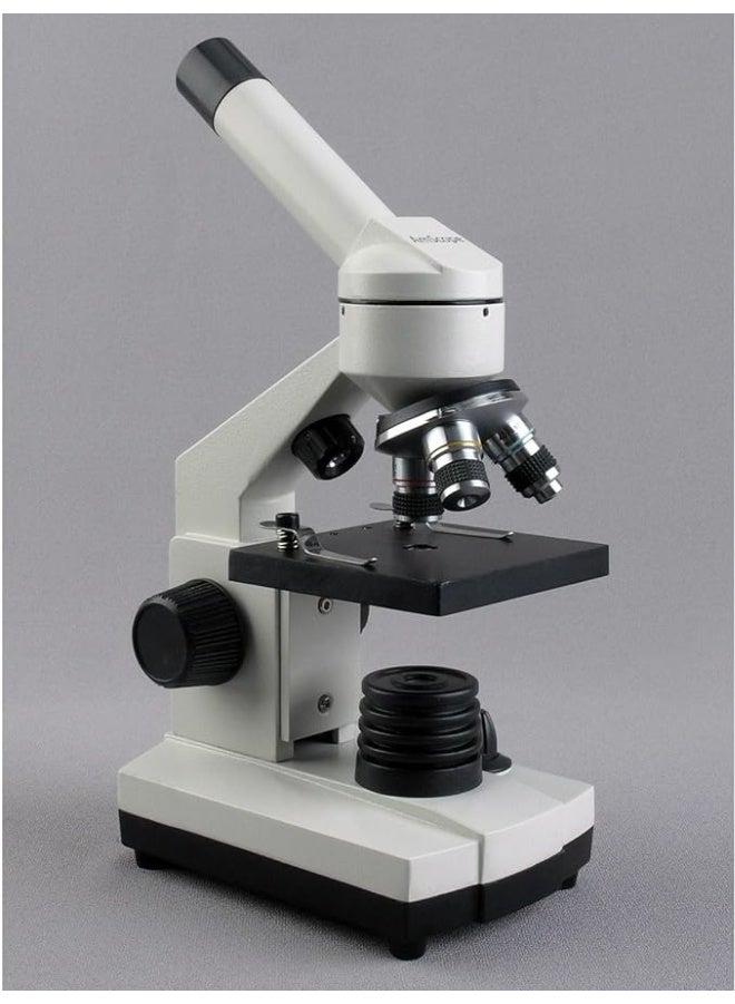 NAKXUS Microscope 40X-1000X Cordless LED Metal Frame Compound Microscope with Top & Bottom Lights - Image 5