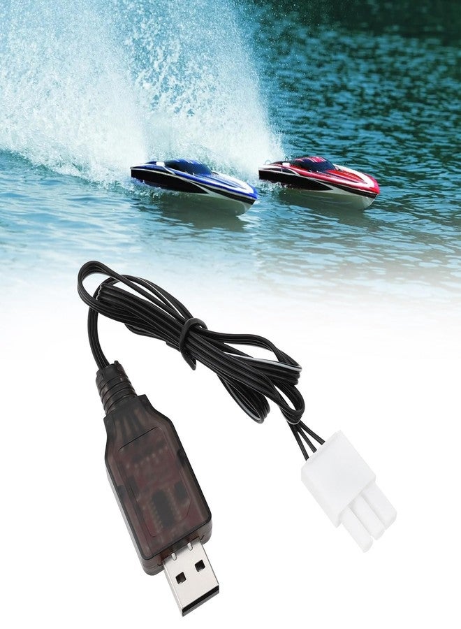 سلك شحن بطاريات Briny River 2S Life 6.4V 600mA USB إلى قابس EL4.5-3P لمعظم موديلات سيارات التحكم عن بعد والشاحنات والقوارب السريعة - Image 3