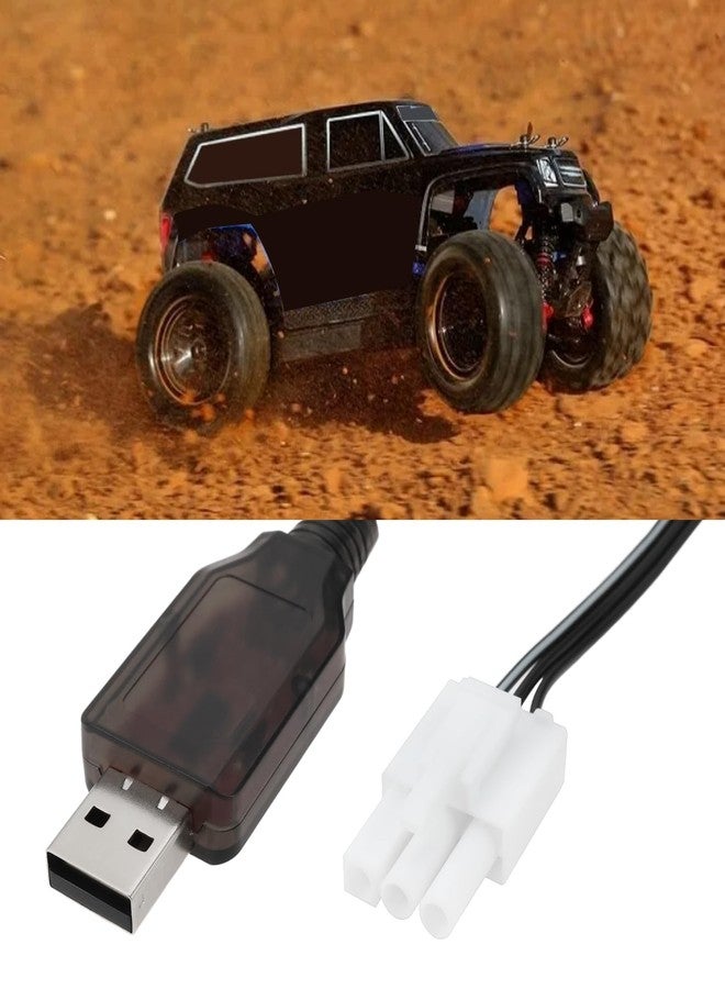 سلك شحن بطاريات Briny River 2S Life 6.4V 600mA USB إلى قابس EL4.5-3P لمعظم موديلات سيارات التحكم عن بعد والشاحنات والقوارب السريعة - Image 2