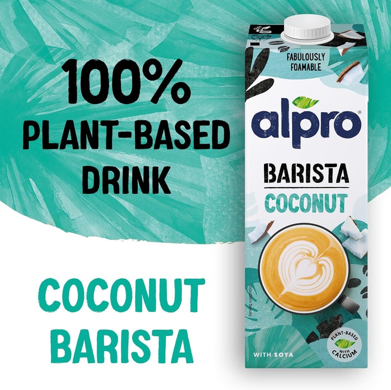 Alpro مشروب جوز الهند من ألبروا بارستا - 100% نباتي، خالي من اللاكتوز والألبان - عبوة 6 من 1 لتر - Image 3
