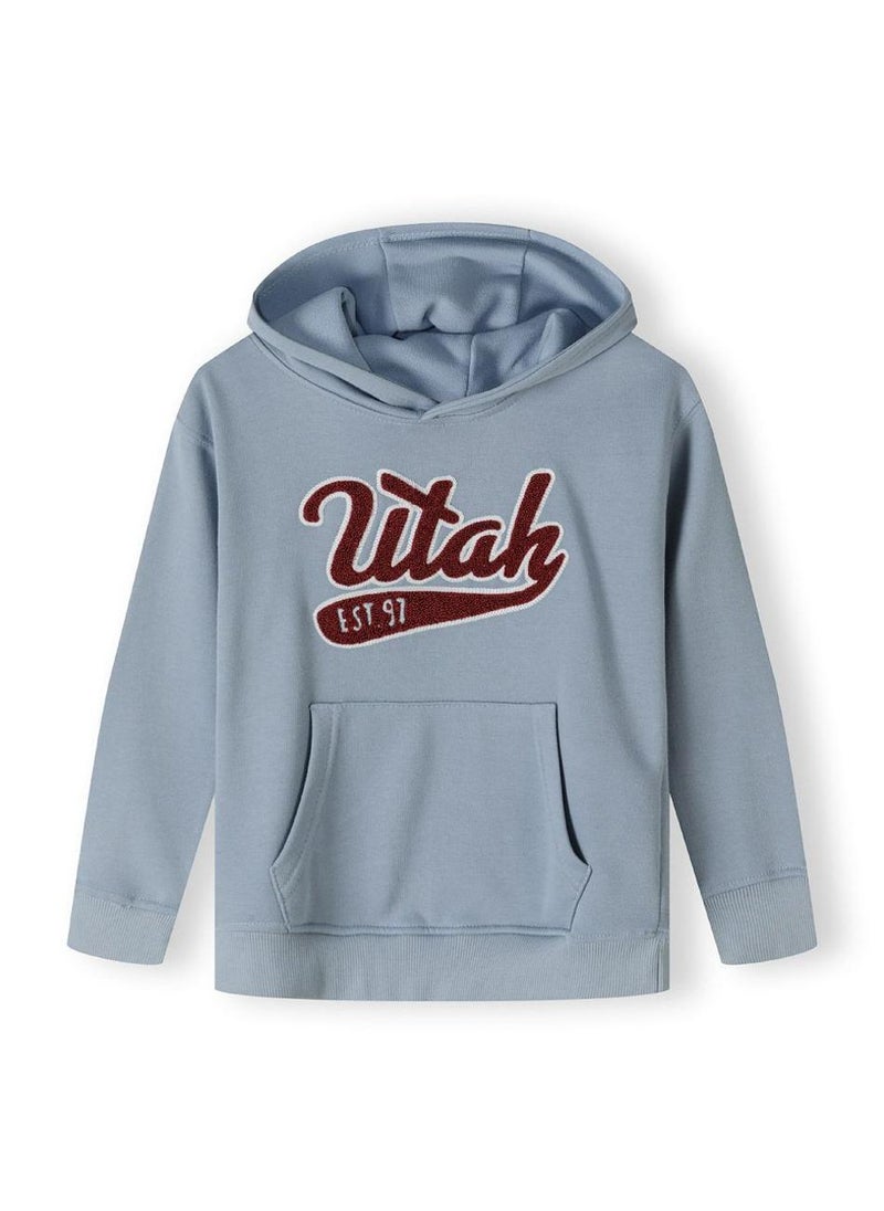 MINOTI Kids Boys Casual Hoodie with Front Print  - Image 3