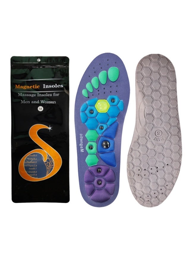 Magnetic Massage Insoles, Massage The Acupuncture Points On The Soles Of The Feet, Relieve Fatigue, With  Arch Support, Foot Therapy Insoles For Men And Women - Image 1
