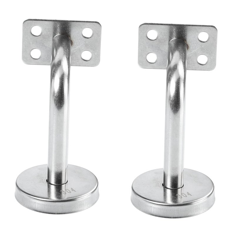 Stainless Steel Wall Mounted Bracket Handrail Support 2 Pieces - Image 2