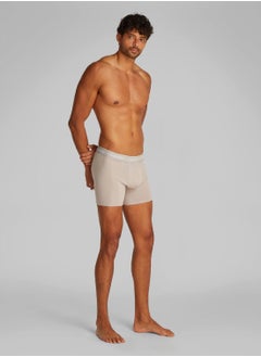 CALVIN KLEIN Men's 3 Pack Boxer Briefs - Cotton, Multicolour  - Image 2