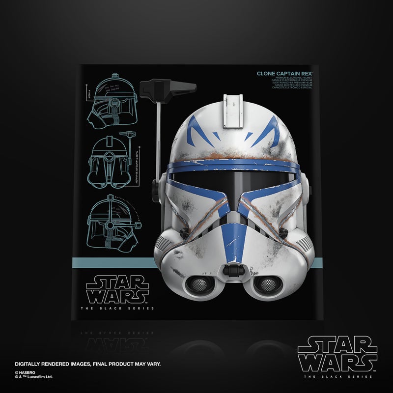 STAR WARS The Black Series Clone Captain Rex Premium Electronic Helmet, Ahsoka Adult Roleplay Item, Ages 14 and Up - Image 2