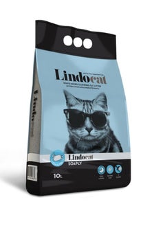 High Performance Absorption And Clumping Cat Litter With Soap Scent 10 Liters