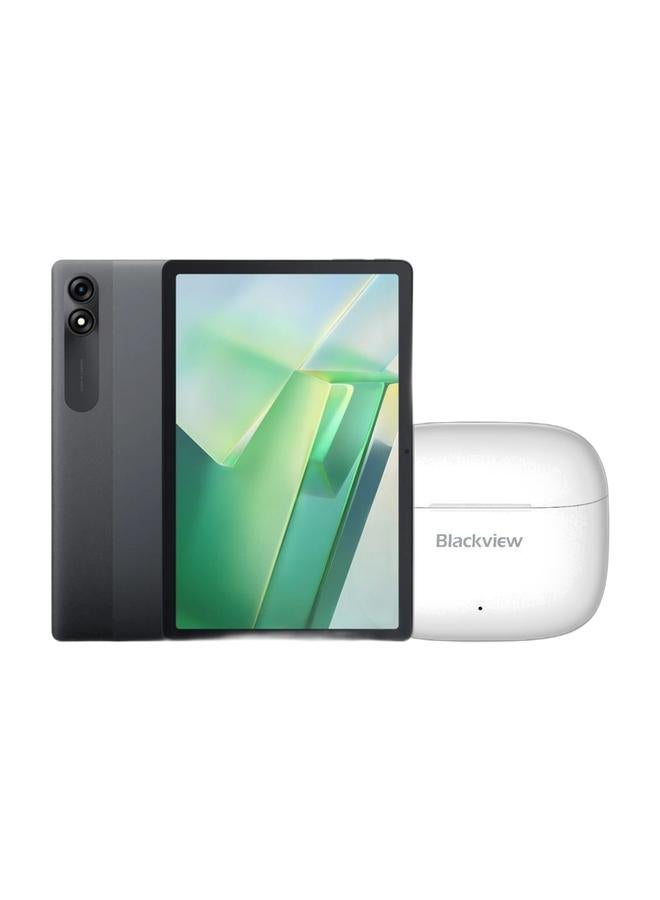 Blackview Tab 9 WiFi Ink Grey 8GB RAM 256GB International Version & Blackview Airbuds 4 True Wireless Earphone Bluetooth 5.3 Stereo Bass Headphone In Ear With Microphones Calling Siri Pearl White UAE VersionBundle - Image 1