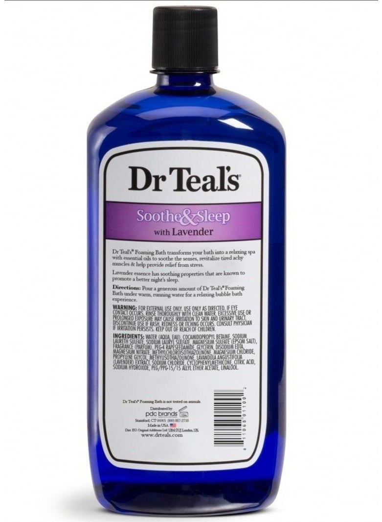 Dr Teal's Foaming Bath Lavender 1000ml - Image 2