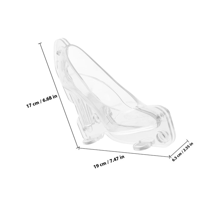 Large Plastic Shoe Shaped Baking Mold For Fondant Cake Candy Decoration High Heel Chocolate - Image 3