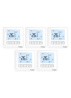 Schneider Electric Schneider Space Logic Digital Thermostat Fan Coil On/Off LCD 2P 3 Fans TC903-3A2L - Pack of 5 