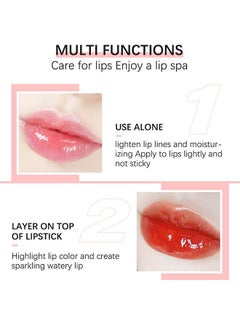 ibcccndc Lip Glow Oil Hydrating Texture For a Clear and Shiny Lips 012 Rosewood  - Image 4