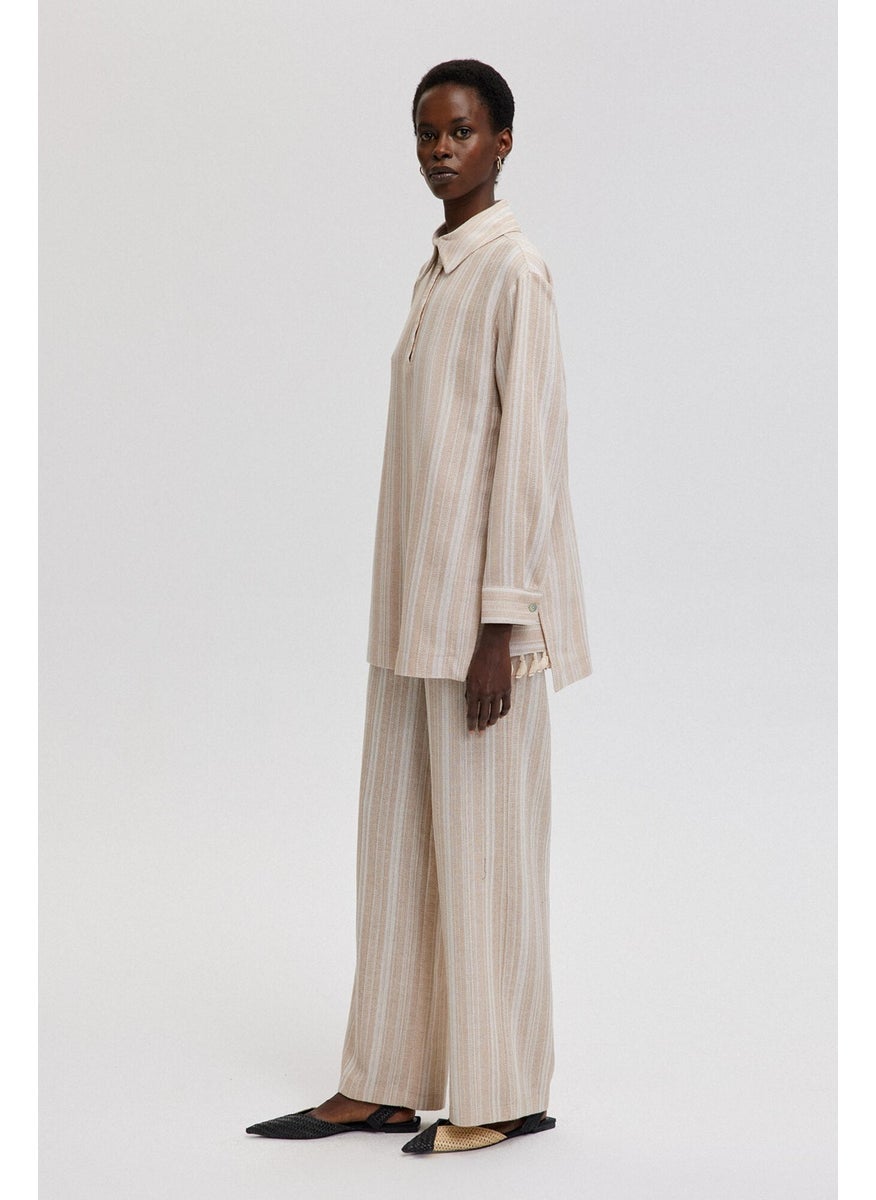 Touche - Tassel Detailed Striped Tunic - Image 1