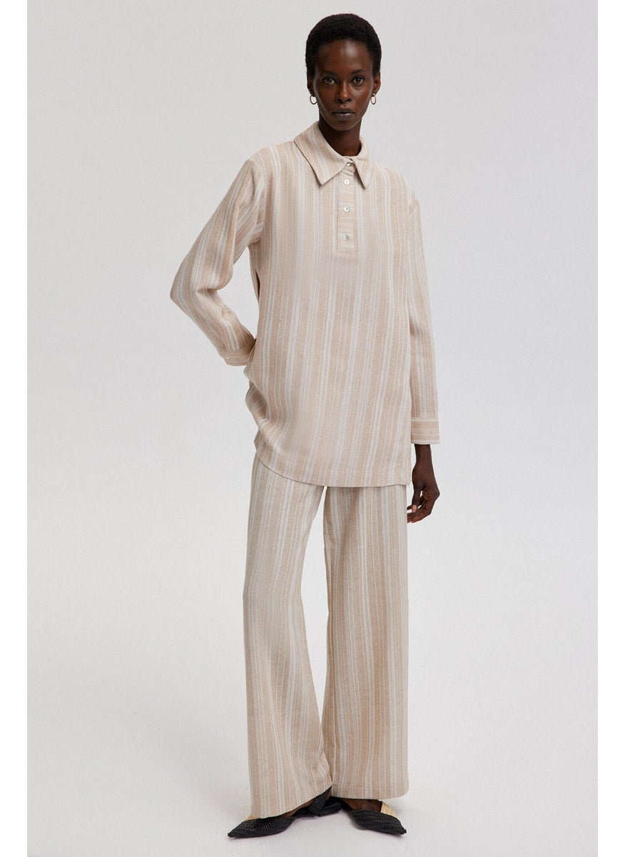 Touche - Tassel Detailed Striped Tunic - Image 1