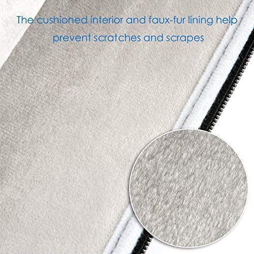 CCPK 11.6" Chromebook Case 11.6 Inch Compatible for Dell XPS 13 Surface Pro 12 Inch MacBook Air 11" Samsung 4 Inspiron HP Stream ASUS VivoBook Carrying Protective Laptop Sleeve Cover PU Leather, Black - Image 5