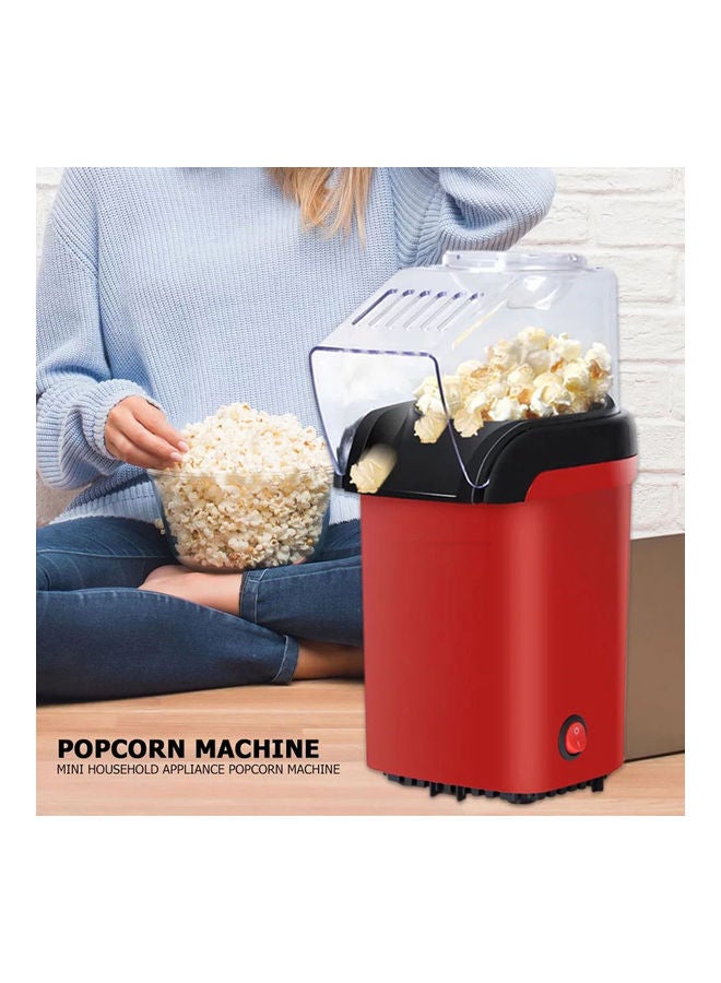 إتش تي سي ماكينة كهربائية صغيرة لصنع الفشار 500 ml 1200 kW HTCMP01 أحمر - Image 2