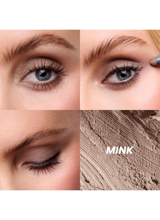 Wonderskin - Wonderskin IYKYK Eyeshadow Stick - Longwear Eye Shadow Sticks, Budge-Proof and Waterproof Matte Eyeshadow Stick with Built-in Sharpener (Mink) - Image 1