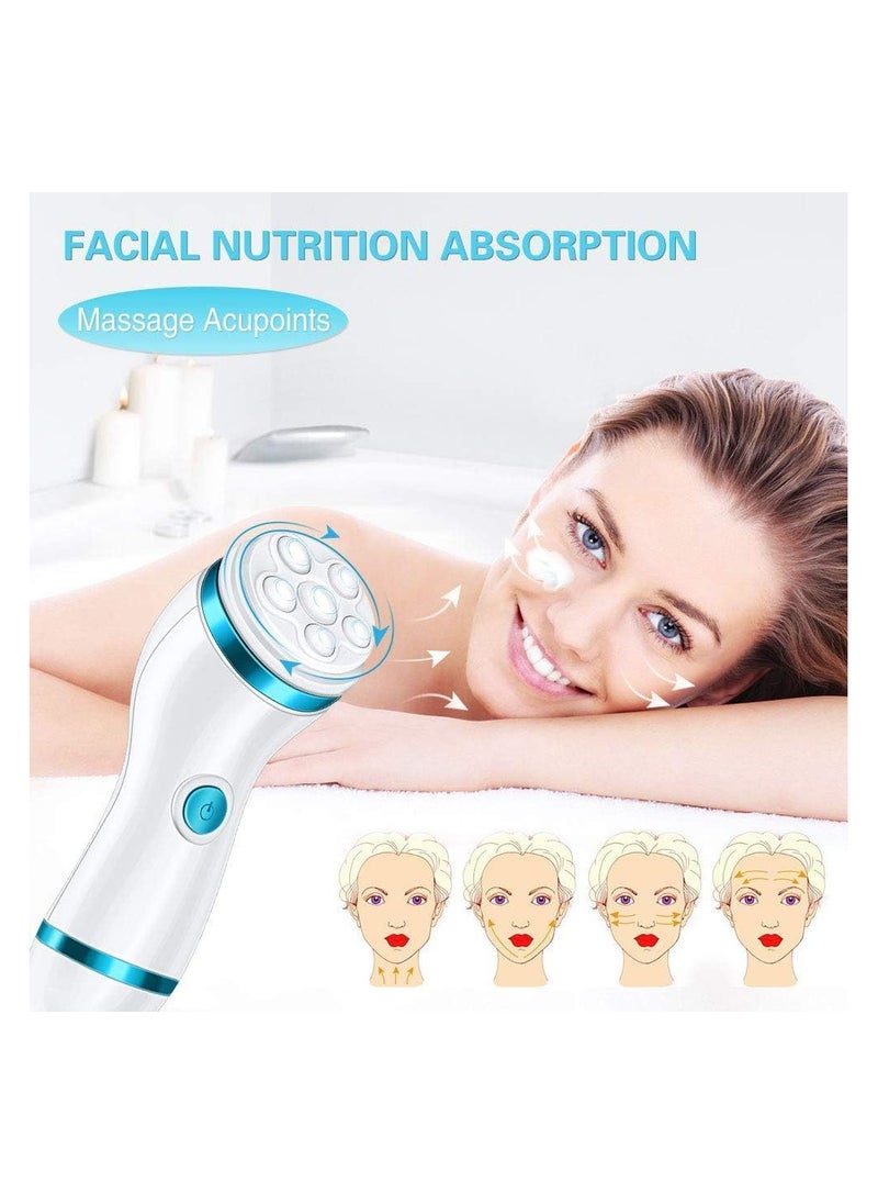 Cnaier 4 in 1 Facial Cleansing Brush - Rechargeable Facial Brush Set - IPX65 Waterproof Electric Facial Cleanser for Deep Cleansing, Exfoliation, Blackhead Removal  - Image 5