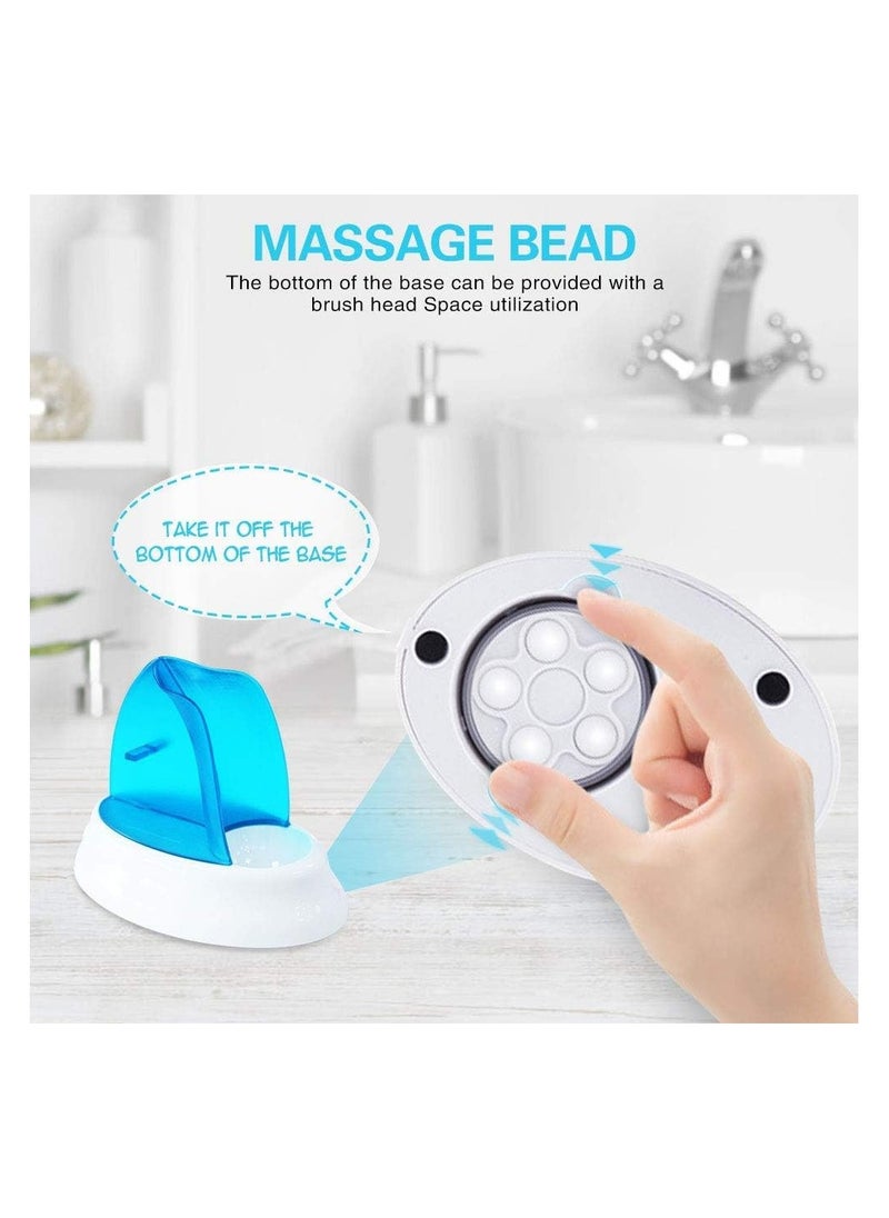 4 in 1 Facial Cleansing Brush - Rechargeable Facial Brush Set - IPX65 Waterproof Electric Facial Cleanser for Deep Cleansing, Exfoliation, Blackhead Removal