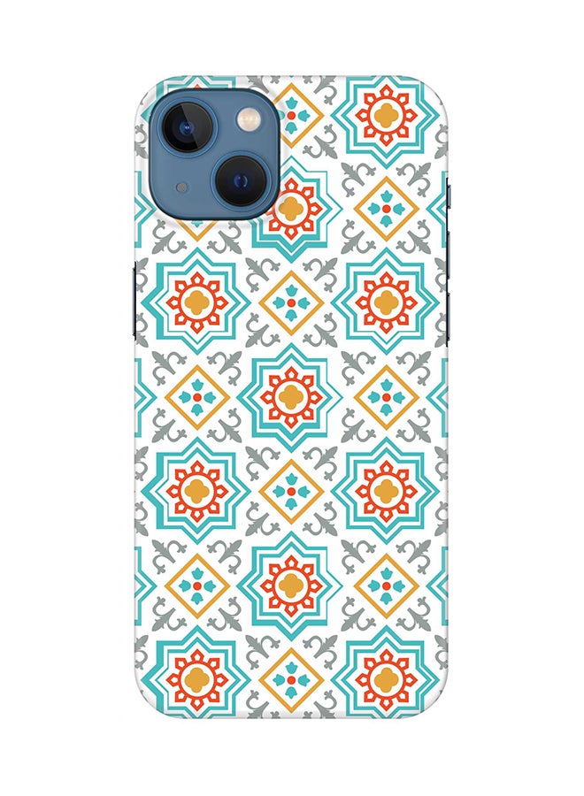 Stylizedd Case for Apple iPhone 14 Plus Case Slim Snap Classic Series Mobile Cover Hard PC Shield Matte Finish Print - Moroccan Mosaic