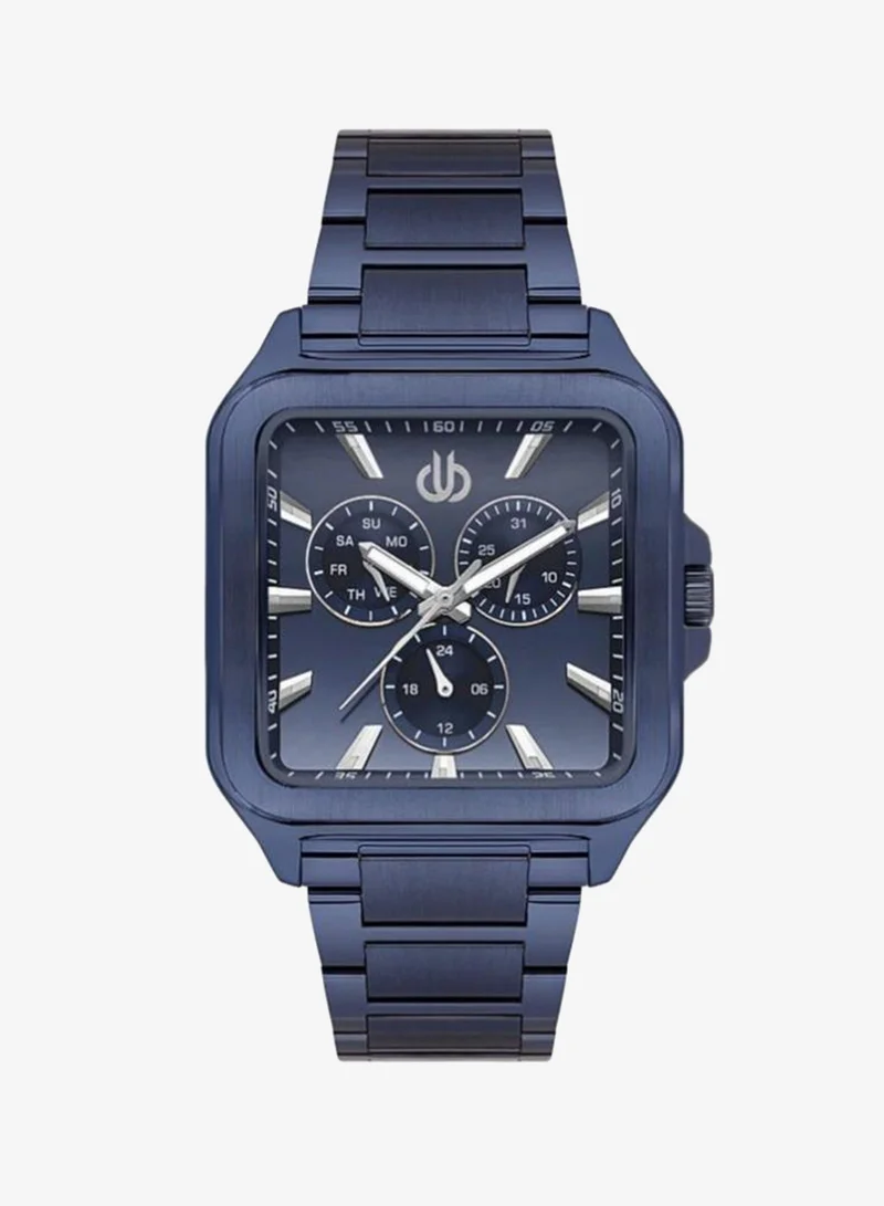 BIGOTTI Bigotti - Raffinato Men Watch | Stainless SteelBrass Case | Analog | Square Dial | Mineral Glass | Japanese Quartz | Water Resistant 50 Meters