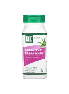 Bell Lifestyle Bell Lifestyle, Acidic Stomach Alkaline Balance, 60 Veggie Capsules  - Image 3