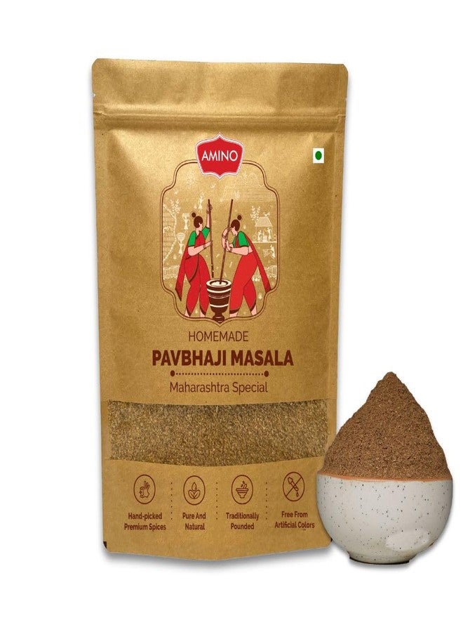 AMINO Pavbhaji Masala 250Gm | Traditionally Pounded Pavbhaji Masala - Image 1