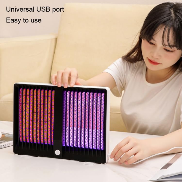Sampri Mosquito Lamp International Eco-Friendly-Bug-Zapper Electric-Mosquito Lamp Dual Mosquito Zapper Lamp Indoor Insect Trap Portable Killer Catcher Trap Machine - Image 4