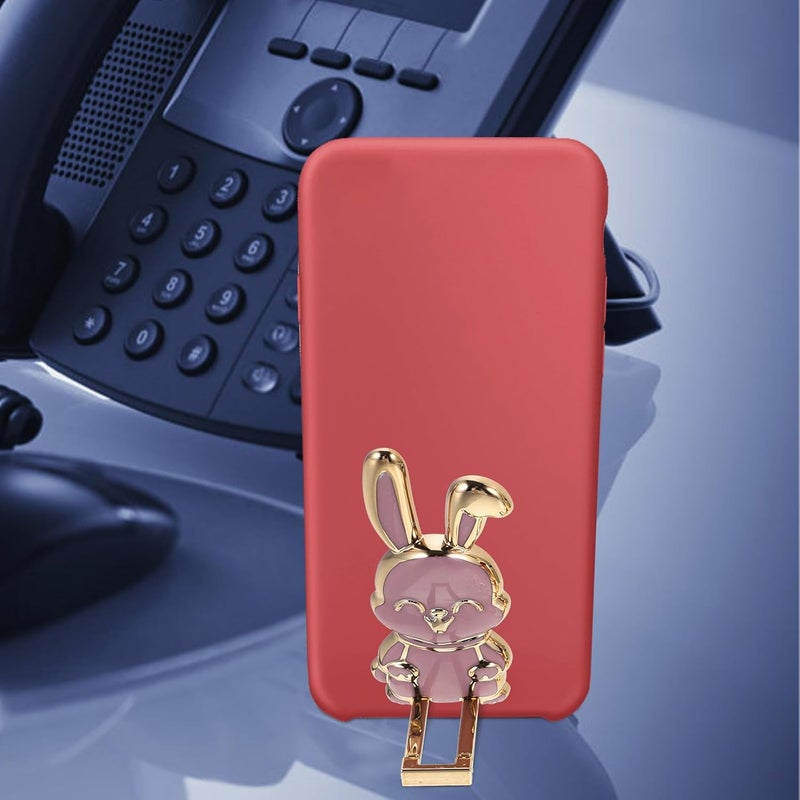 Levemolo 7pcs Multifunctional Rabbit Shape Phone Holder Set, Foldable Cartoon Mobile and Tablet Stand, Colorful Desktop Organizer for Home and Office Use Random Color - Image 5
