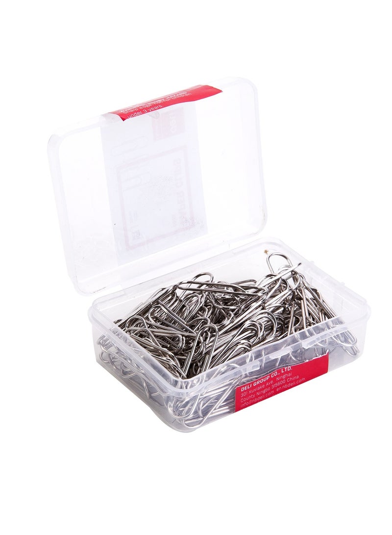 Deli 100-Piece Paper Clips 29mm Medium Size - Image 4