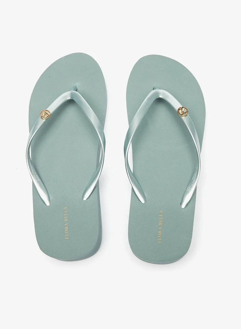 Flora Bella By Shoexpress Womens Solid Flip Flops with Flatform Heels