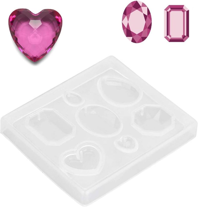 yuyte Casting  Faceted Clear Silicone for Jewelry for Jewelry Craft Making - Image 1