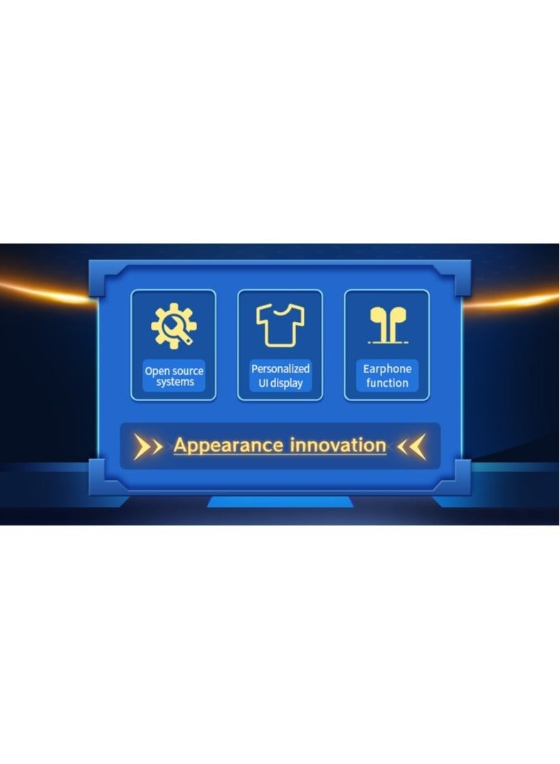 باوكيدي جهاز كمبيوتر محمول للألعاب POWKIDDY RGB10 MAX3 ، شاشة IPS بحجم 5 بوصات ، يدعم WiFi و Bluetooth ، 10000+ لعبة محمولة PSP (أسود ، 64 جيجابايت) - Image 2