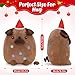 FunisFun Christmas Plush Pillow Holiday Xmas Plush Stuffed Animal Perfect for Secret Santa Gag Gift French Bulldog - Image 4