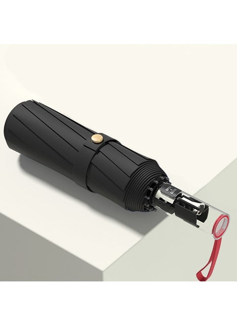 Automatic 24-Rib Umbrella with UV Protection & Wind Resistance for Protecting Yourself in both Heavy Rain and Scorching Sun