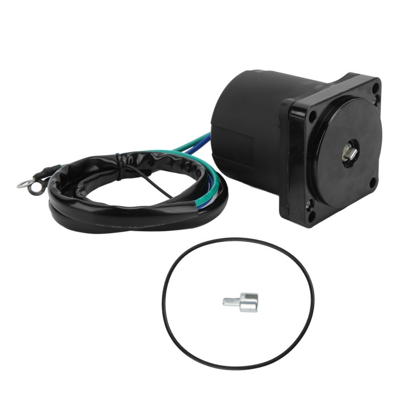 Awm Tilt Trim Motor Replacement 112.4mm Length 92.3mm Outer Diameter - Outboard Tilt Trim Motor for 64E-43880-00-00 68V-43880-00-00 Replacement for 115-300HP Outboard Engine - Image 1