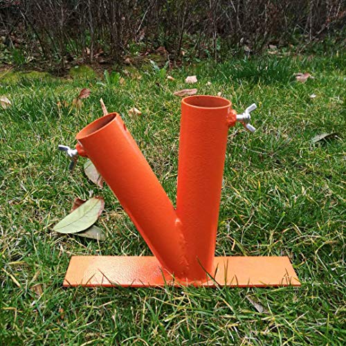 Hi Flame Hi-Flame Steel Parasol Holder with 2 Positions for Park, Patio, Beach - Image 5